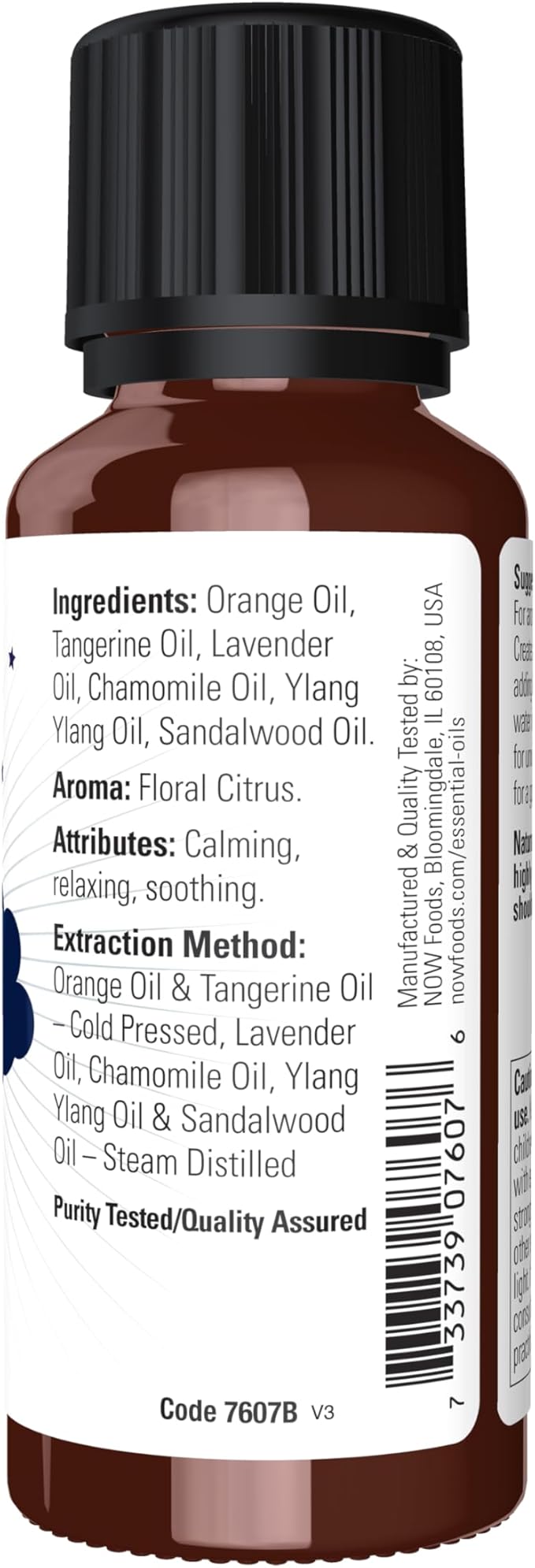 NOW Essential Oils, Peaceful Sleep Oil Blend, Relaxing Aromatherapy Scent - Image 2