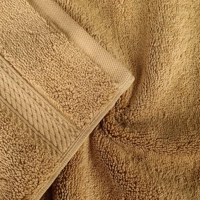SUPERIOR Egyptian Cotton Pile 3 Piece Towel Set, Includes 1 Bath, 1 Hand - Image 4