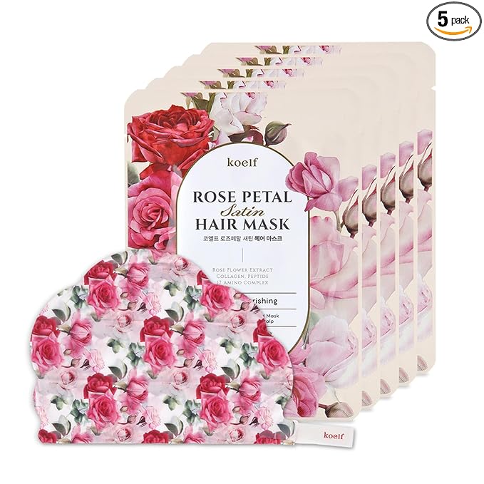 Koelf Rose Petal Satin Hair Mask by PETITFEE