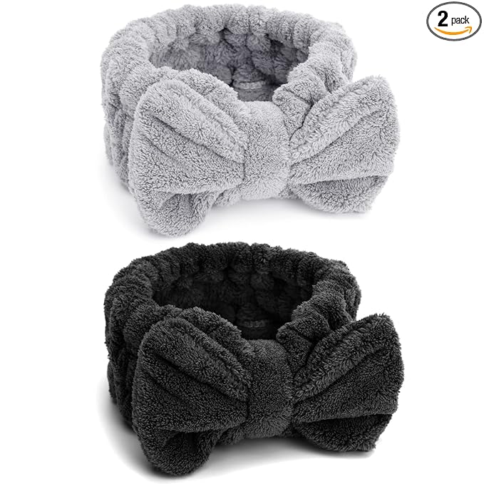 Huachi Spa Headbands for Women Makeup Washing Face Skincare Face Wash Head Band by Huachi