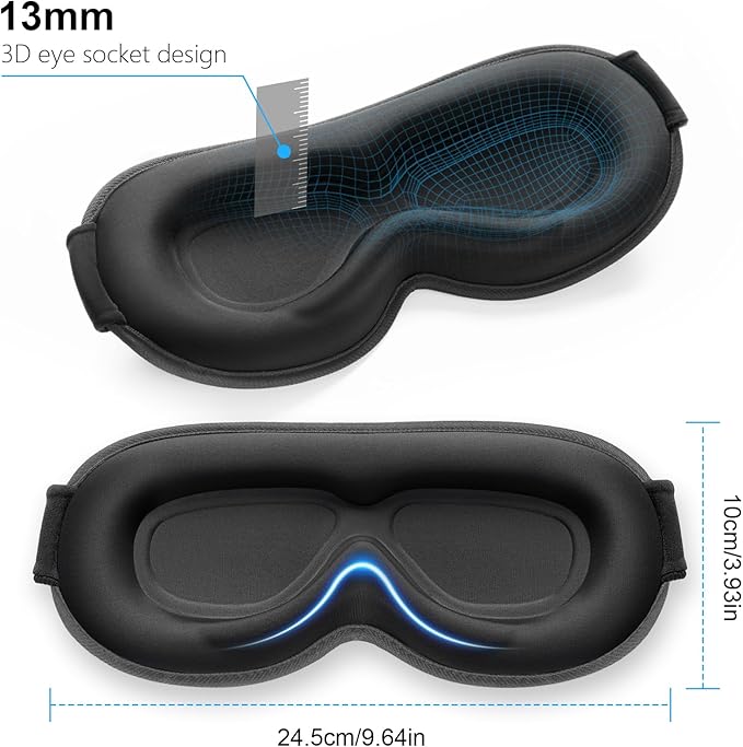 Gritin 100% Blackout Sleep Eye Mask - Image 9
