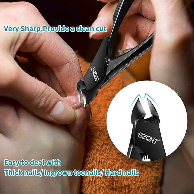 SZQHT Podiatrist Toenail Clippers Set, Professional Toe Nail Clippers - Image 6