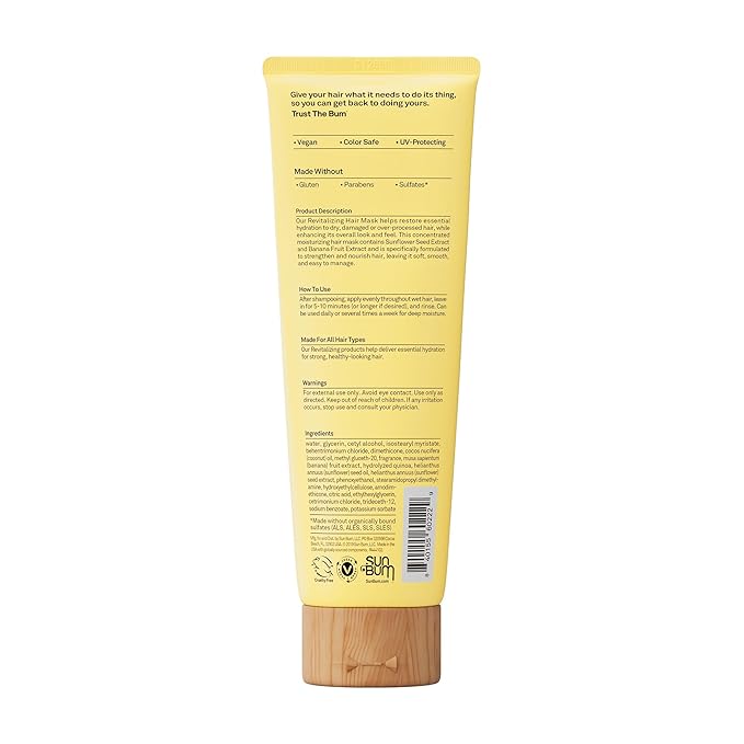 Sun Bum Revitalizing Deep Conditioning Hair Mask - Image 8