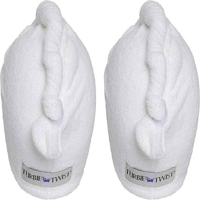 Turbie Twist 2-Pack Extra Long Microfiber Hair Towel - Image 8