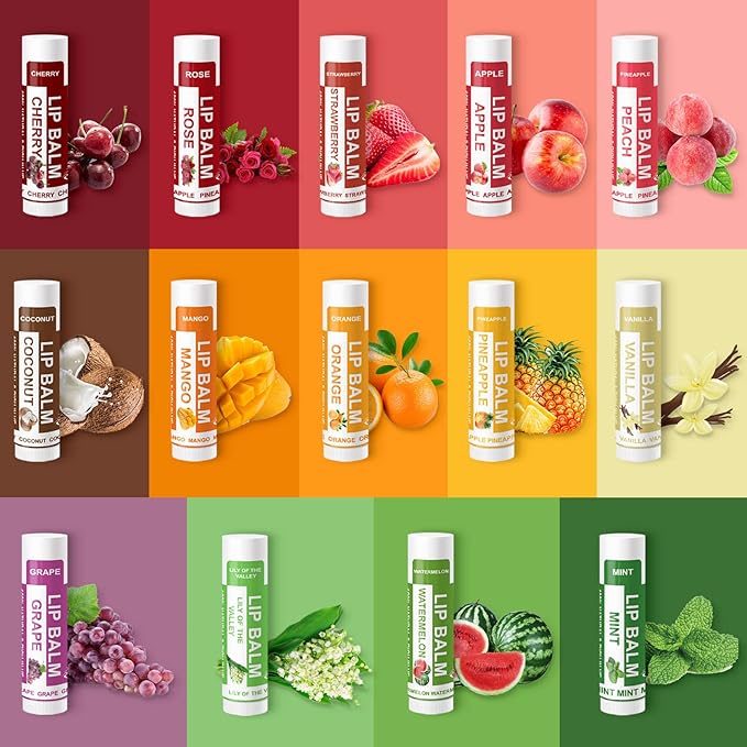 Yopela 28 Pack Natural Lip Balm Bulk - Image 2