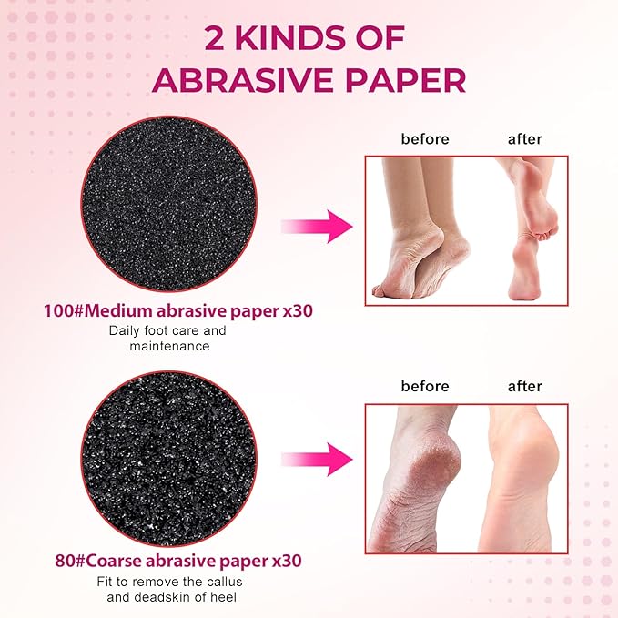 Krofaue 60 PCS Replaceable Sandpaper Discs - Image 3