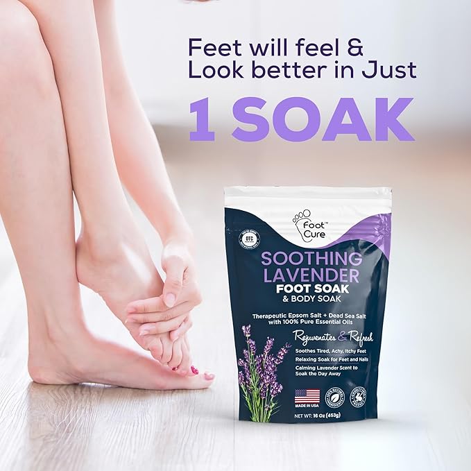 FOOT CURE Soothing Lavender Foot Soak - Image 9