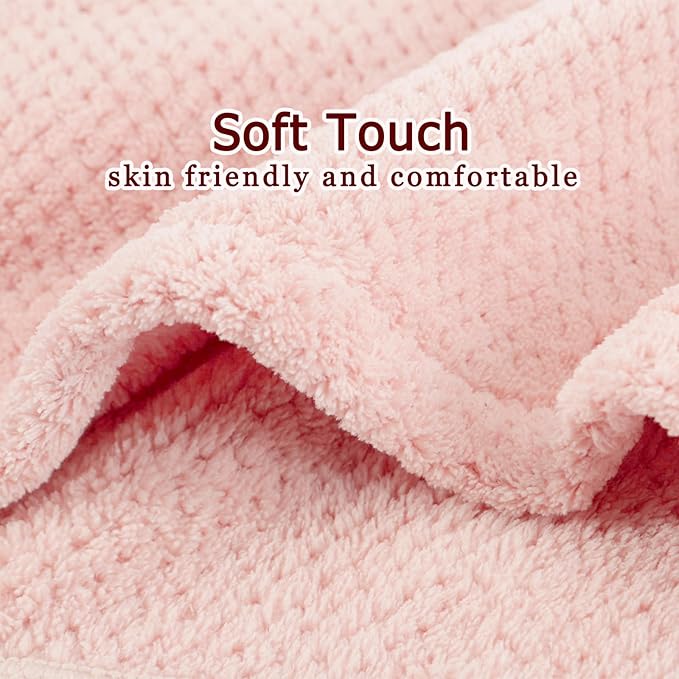 Microfiber Hair Towel Wrap for Women, Quick-Dry Turban, Ultra Absorbent & - Image 7