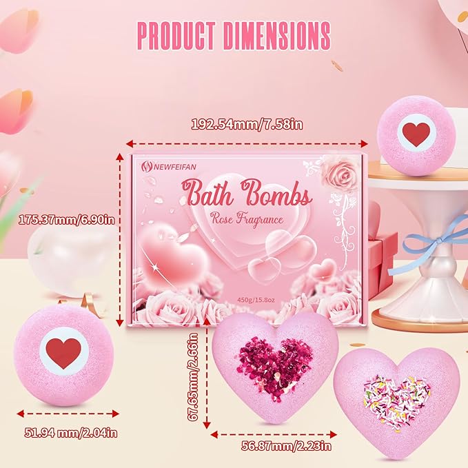 Bath Bombs for Women XXL, Basket Set for Mothers Day Gifts for Mom - Image 8
