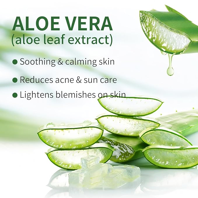 Aloe Vera Soothing Mask Hydrating Face Masks Skincare Moisturizing Facial Sheet - Image 7