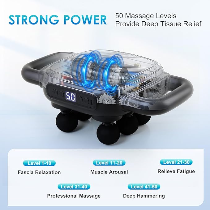 6 Head Massage Gun - Image 3