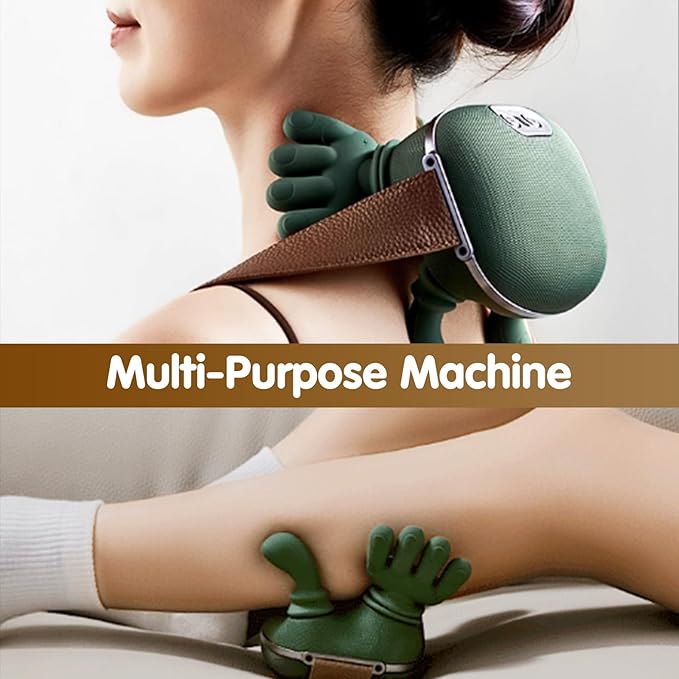 Siasoo Neck Massager With Heat-Wireless Portable Shiatsu Neck and Shoulder Deep - Image 5
