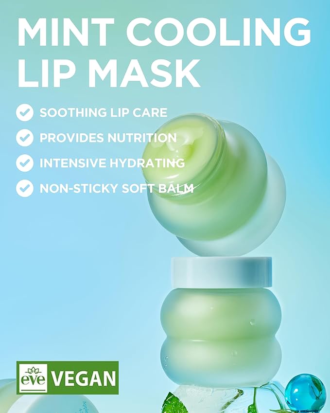 TOCOBO Mint Cooling Lip Mask – Cooling Relief Lip Sleeping Mask - Image 2