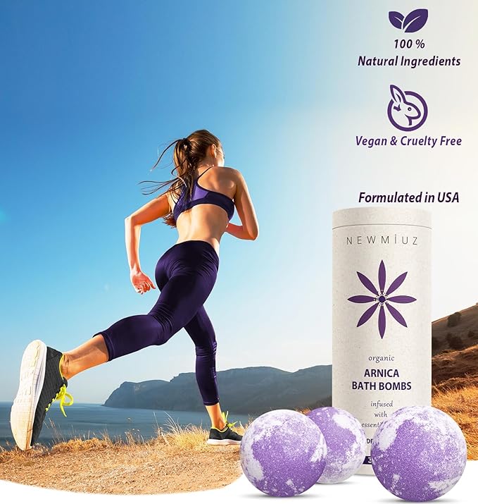Arnica Bubble Bath Bombs Lavender Bergamot Essential Oils Luxurious Mega - Image 4