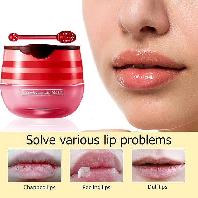 4 Pcs Lip Mask Reduces Lip Lines and Exfoliator, Prevention Dry & Cracked Lip. - Image 3