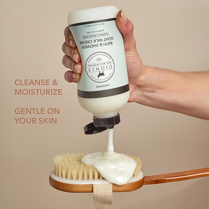 Dionis Bath & Shower Goat Milk Crème Unscented 14.5oz - Image 3