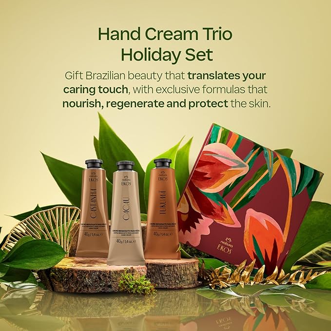 Natura - Brazilian Beauty Hand Cream Trio Holiday Gift Set – Travel Size - Image 4