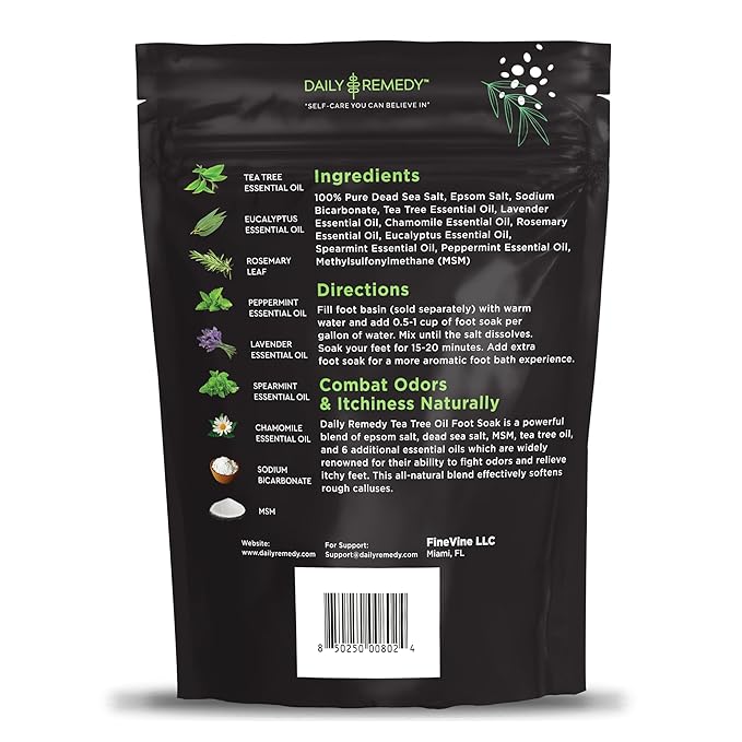 Tea Tree Oil Foot Soak with Epsom Salt - Image 2