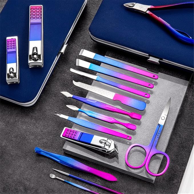 Manicure Set, Professional Nail Clippers Kit, Pedicure Care Tools, Professional - Image 6