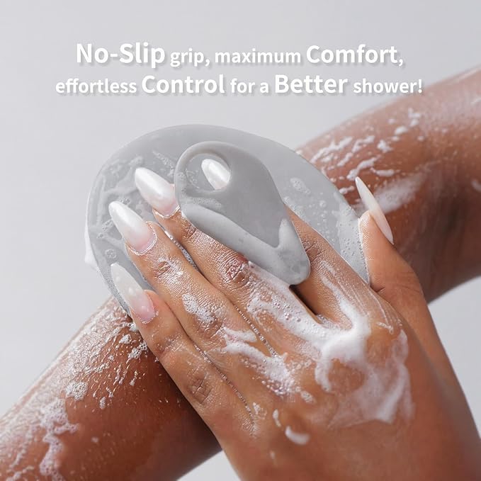 Body Scrubber 2 Pack, BEAUTAIL Gentle Exfoliating Shower Bath Brush, Soft - Image 5