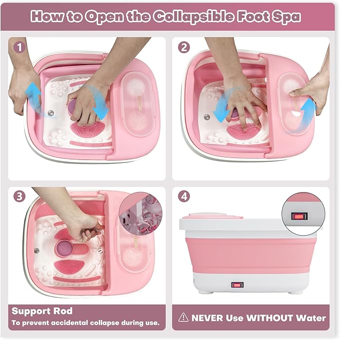 Collapsible Foot Spa Bath Massager - Image 6