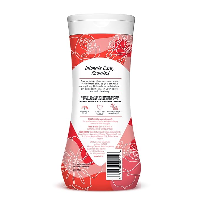 Summer's Eve Golden Glamour All-Over Daily Feminine Wash, pH-Balanced Body Wash - Image 7