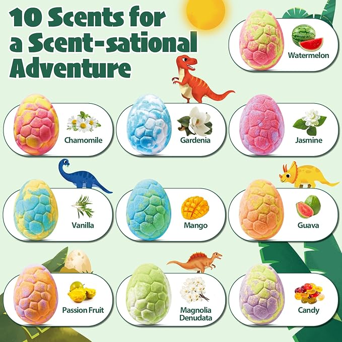 Dinosaur Bath Bombs for Kids - Image 5