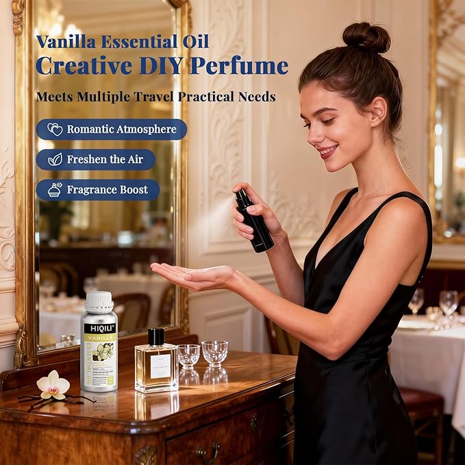 HIQILI 16 Ounces Vanilla Essential Oil, Strong Fragrance - Image 3