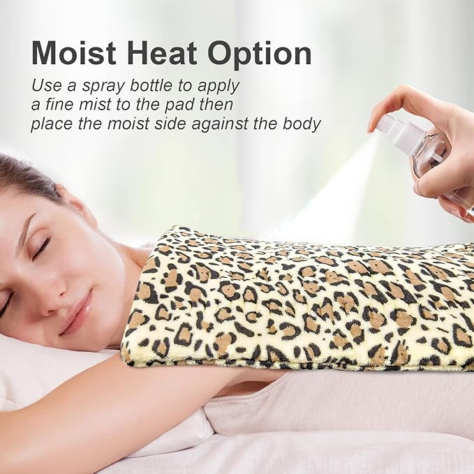 ZXU Heating Pad for Back Pain and Cramps Relief, Ultra Soft Microplush Heating - Image 7