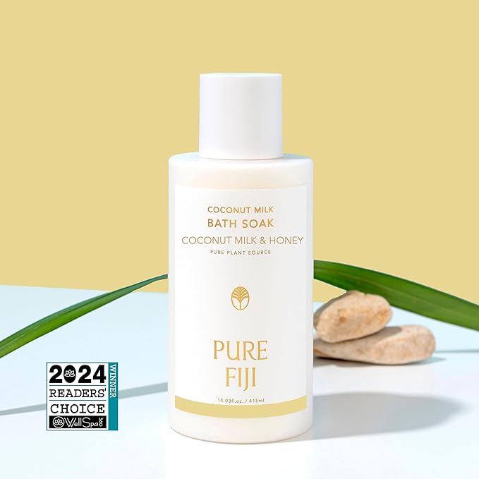 Pure Fiji Coconut Milk Bath Soak, Coconut Milk & Honey - Image 4