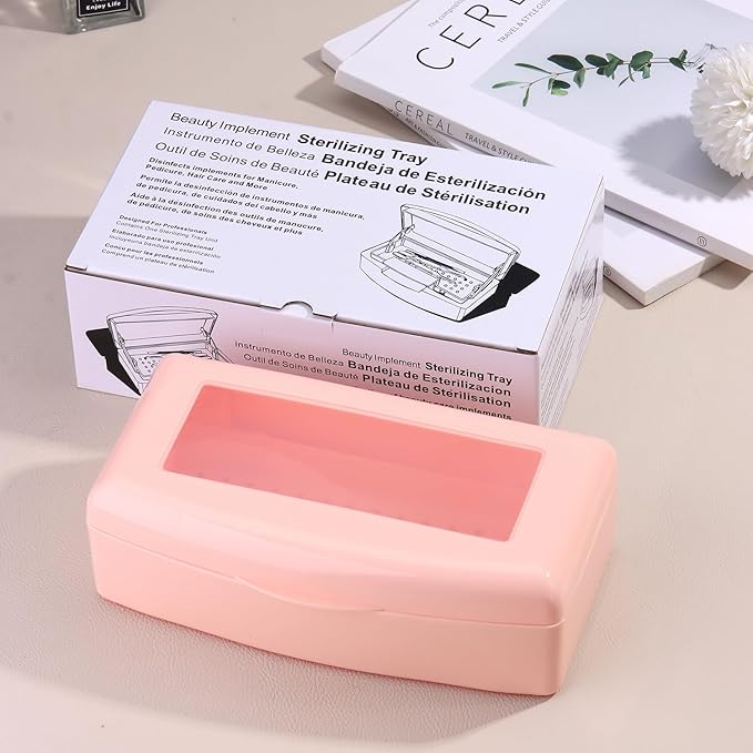 Nail Tool Sterilizer Box Plastic Disinfectant Container - Image 8
