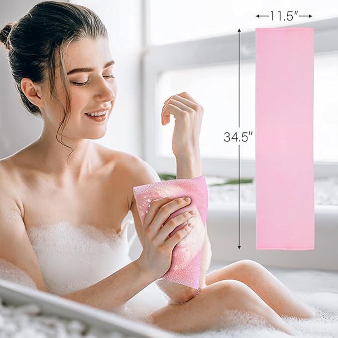 Yiclick Exfoliating Washcloth Towel- Exfoliating Body Scrubber Exfoliator - Image 5