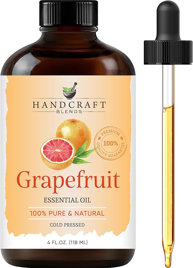 Handcraft Blends Grapefruit Essential Oil – Huge 4 Fl Oz – 100% Pure and by HandcraftBlends