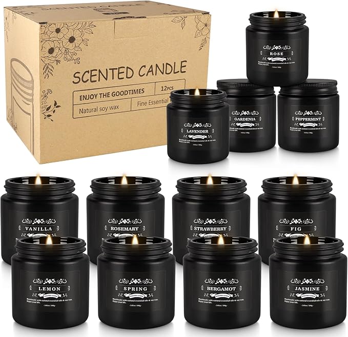 WPONSZU 12 Pcs Halloween Scented Candles - Image 9