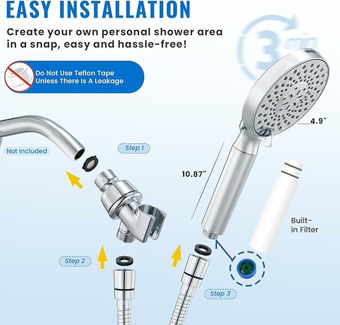Ryamen Filtered Shower Head - Image 8