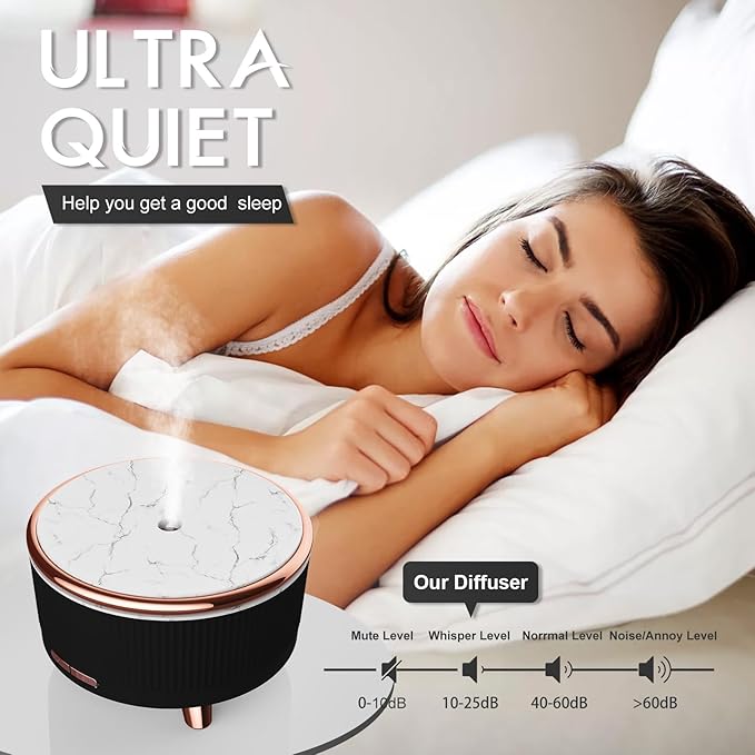 Diffusers for Essential Oils Large Room, 500ml Aromatherapy Diffuser Cool Mist - Image 4