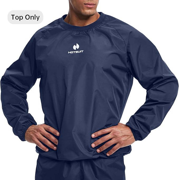 HOTSUIT Men Sauna Suit Sweat Suits Durable Gym Exercise Workout Jacket - Image 3