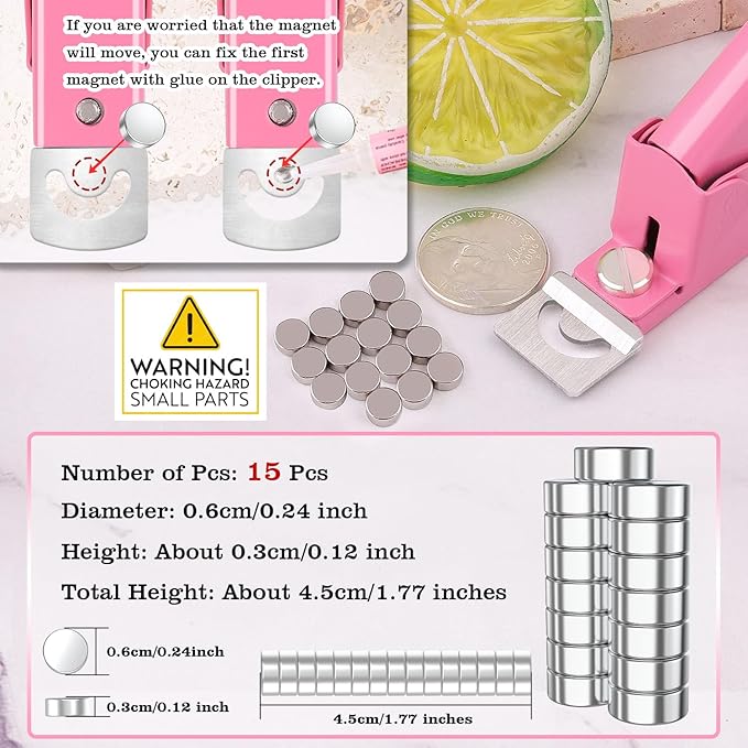 Light Pink Metal Premium Nail Clippers - Image 2
