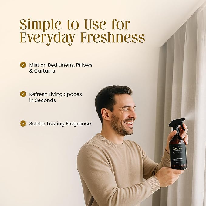 Room and Linen Spray/500 ml/Relaxing Home Fragrance, and Bathroom Deodorizer - Image 5