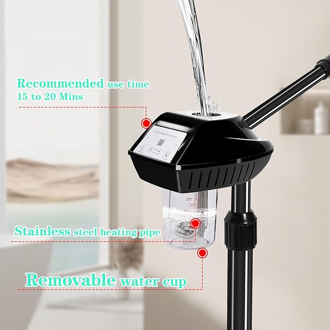 Facial Steamer on Wheels, Face Steamer - Image 4