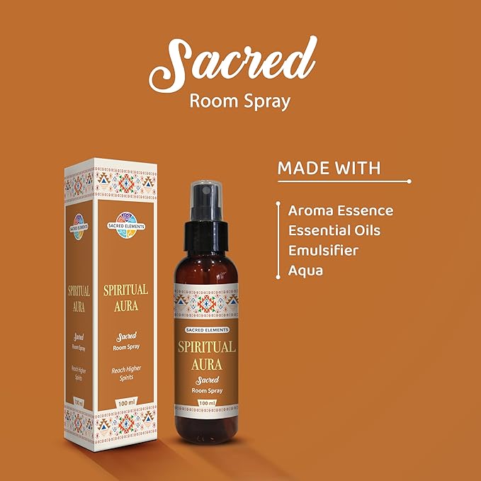 Sacred Element's Spiritual Aura Room Spray | Natural Purifying Mist - Image 2