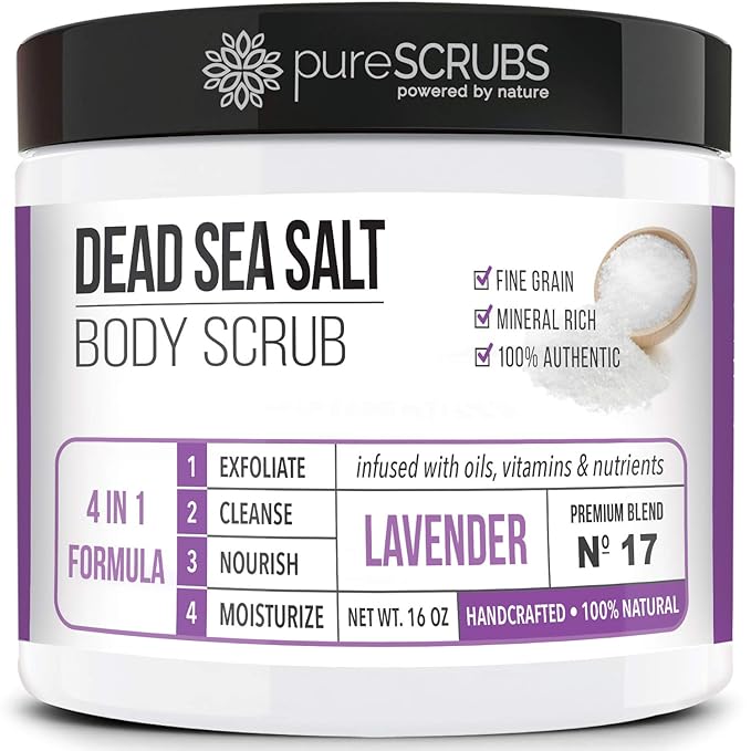 pureSCRUBS Premium Lavender Body Scrub Set by pureSCRUBS