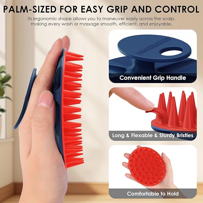 INNERNEED Magnetic Silicone Scalp Scrubber - Image 2