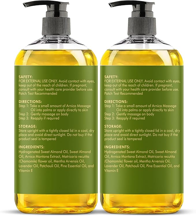 MAJESTIC PURE Arnica Sore Muscle Massage Oil - Image 7