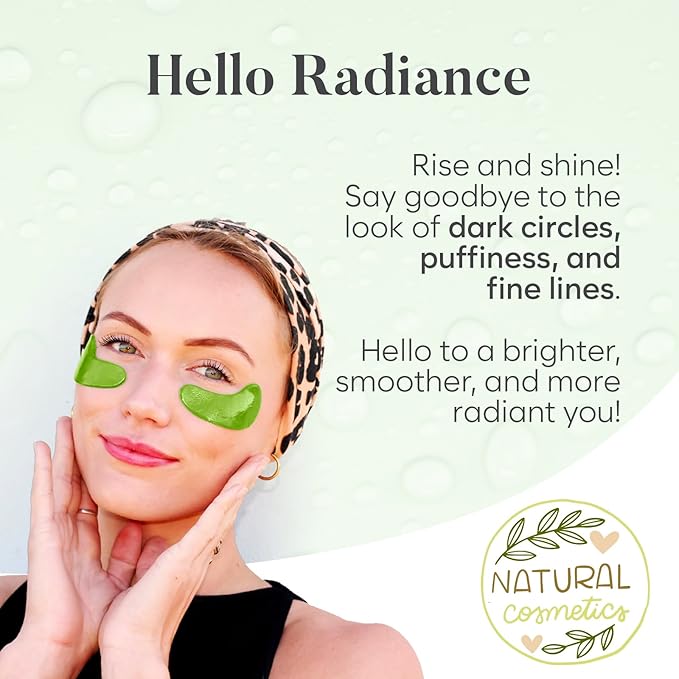 BLOOMORA Green Tea Under Eye Patches - Image 3