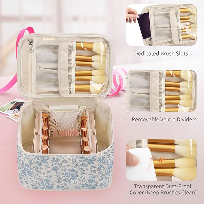 OCHEAL Travel Makeup Bag, Cosmetic Bags - Image 7