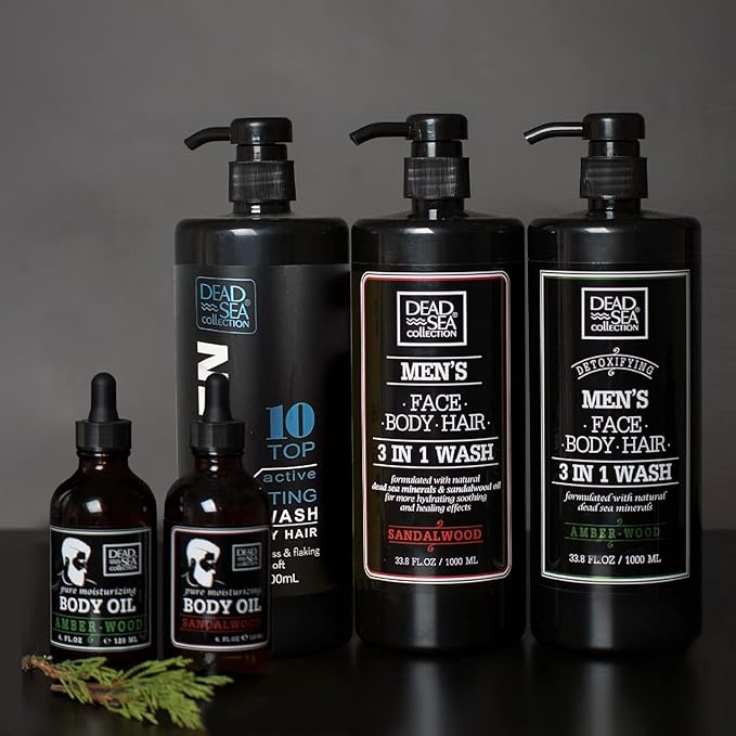 Dead Sea Collection Eucalyptus Mint Men’s Body Wash – 3 in 1 Body Wash - Image 7
