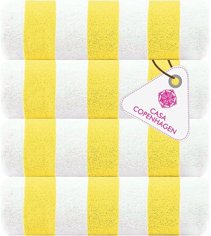 CASA COPENHAGEN Cabana Beach Towel Designed in Denmark Rough and Tough by CASACOPENHAGEN