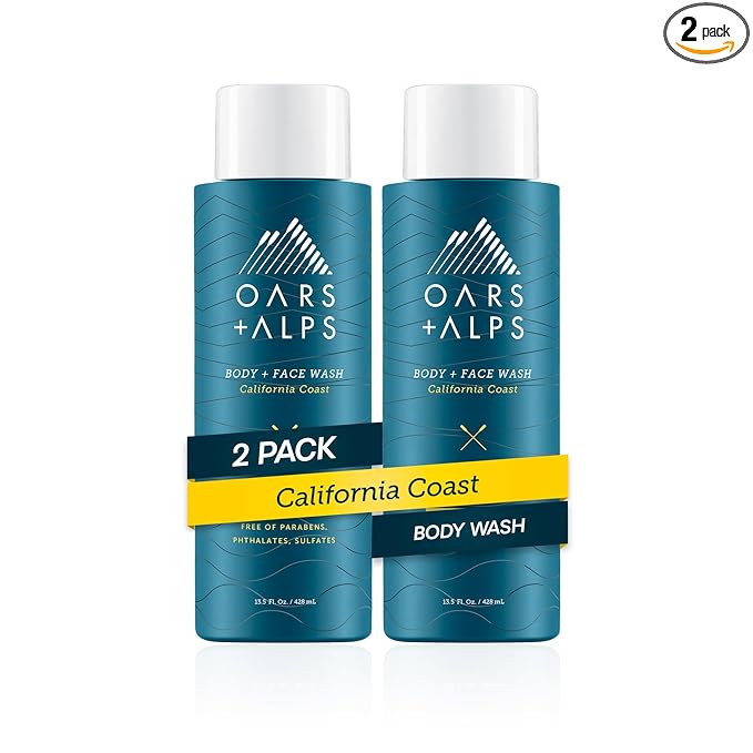 Oars + Alps Body Wash for Men, Mens Body Wash & Face Cleanser by OarsAlps