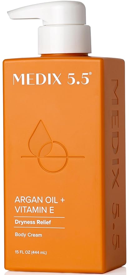 Medix 5.5 Argan Oil Cream + Vitamin E Anti Aging Skin Care Moisturizer Body by Medix55